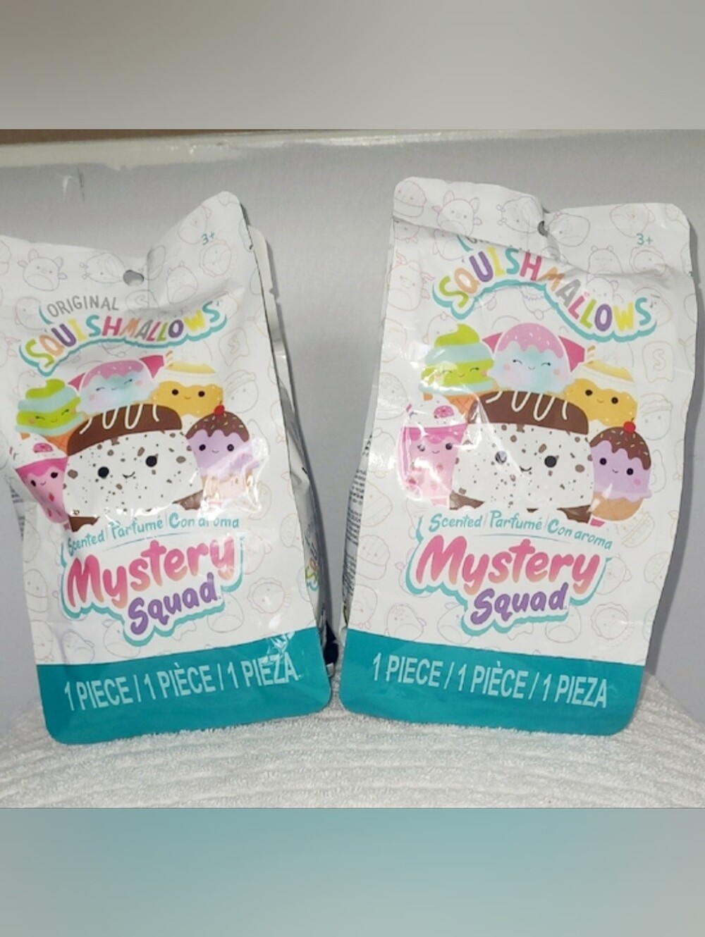 Squishmallows Mystery Squad 5” Scented Plush Sealed Blind Bag Lot of 2
